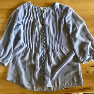 Light blue blouse